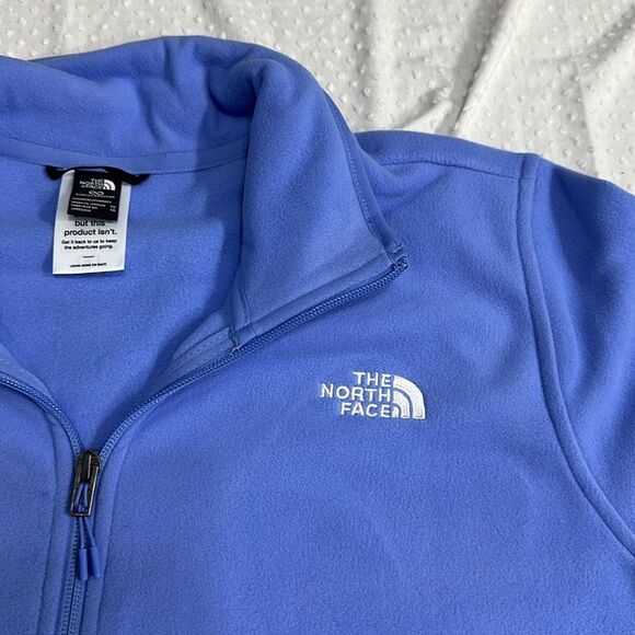 THE NORTH FACE Women's Glacier Fleece Jacket 1X NWT Virtual Blue Purple - Picture 4 of 12